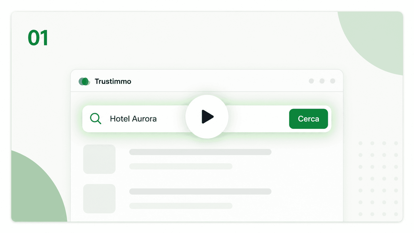 Ricerca di una struttura su Trustimmo